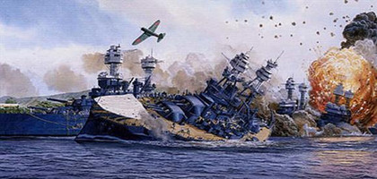 但世界海军强大的美国对于"航空制胜"这一点一直到后来珊瑚海海战和