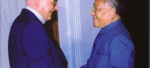 1987年9月13日：邓小平会见哈默
