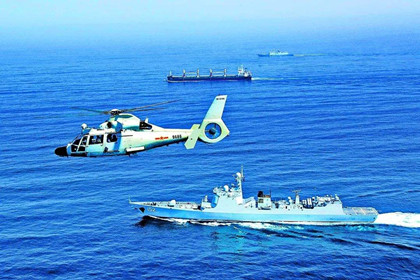 2009年8月3日：中国海军第三批护航编队首次采用单舰护航