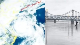 台风巴威登陆朝鲜 将影响中国东北