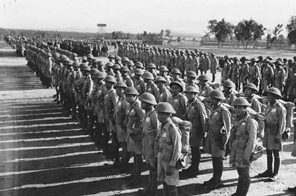 1942年7月14日：中国远征军在印度兰姆伽整训