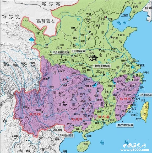 明玉珍势力地图图片
