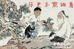 历史细节 历史不能细看