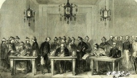 第二次鸦片战争结果 签订不平等条约割让领土