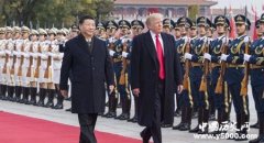 特朗普为中国三军仪仗队点赞