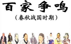 春秋战国各家学派创始人的介绍