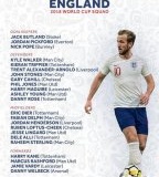 俄罗斯世界杯英格兰23人名单