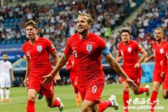 英格兰2：1突尼斯