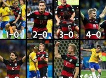 历届世界杯大比分有哪些