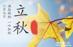 立秋是什么意思