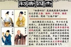 初唐四杰指哪四位