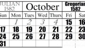 为什么1582年10月5日到10月14日这十天在历史上不存在？