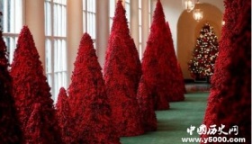 白宫红色圣诞树：白宫布置圣诞树的历史红色有哪些心理暗示？