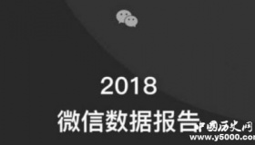 2018微信数据报告发布2018微信数据报告结果是什么？