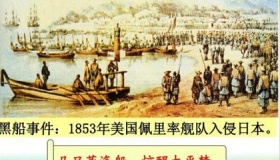 日本黑船事件是怎么回事黑船事件过程和历史影响