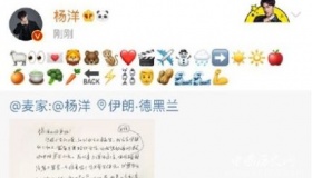 杨洋emoji回复 杨洋回复的emoji是什么意思？