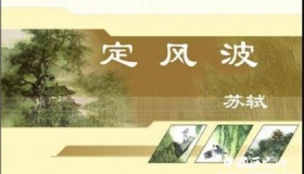 苏轼诗词介绍 苏轼《定风波》有哪几首？