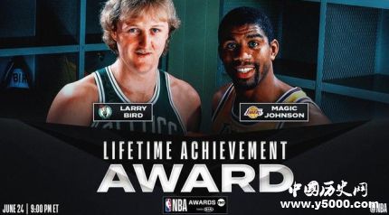 伯德与魔术师被授予2019年NBA终身成就奖