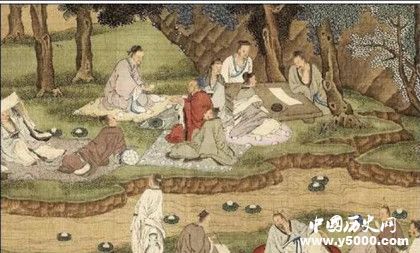 曲水流觞的起源_曲水流觞的玩法_中国历史网