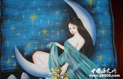 古代神话故事 月亮阴晴圆缺的原因是什么