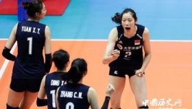 中国女排3-0韩国 世联澳门全胜夺冠