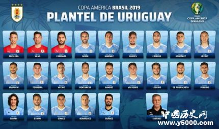 2019美洲杯乌拉圭队大名单_乌拉圭队美洲杯成绩和历史战绩