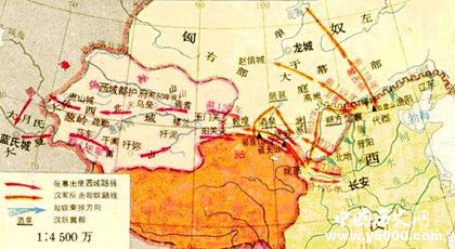河西走廊地图图解_河西走廊历史_中国历史网