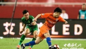 蒿俊闵人球分过 鲁能2-0国安