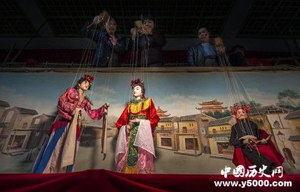 提线木偶戏的起源_提线木偶戏的历史价值_中国历史网