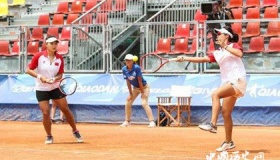 中国网球女双郭涵煜叶秋语时隔18年再次摘金