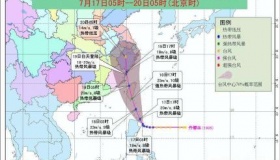 2019年第5号台风丹娜丝生成