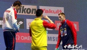 孙杨再次被拒合影 英国选手输了比赛又输人