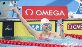 游泳世界杯刘湘50仰破纪录夺冠