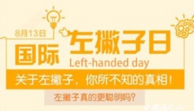 今天是“国际左撇子日” 你对左撇子了解多少