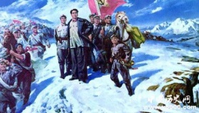 1936年10月，中国工农红军第一、二、四方面军胜利会师