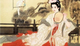 石榴裙：眉黛夺将萱草色，红裙妒杀石榴花