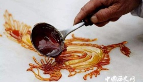 糖画：糖画制作工艺  民间艺人技法高超随手成画！