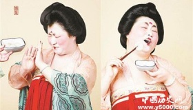 唐制汉服：长裾连理带，广袖合欢襦