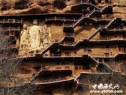 麦积山石窟的由来_麦积山石窟的来历_麦积山石窟的传说_中国历史网