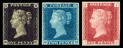 黑便士邮票的由来_关于黑便士邮票的故事_邮票诞生的故事