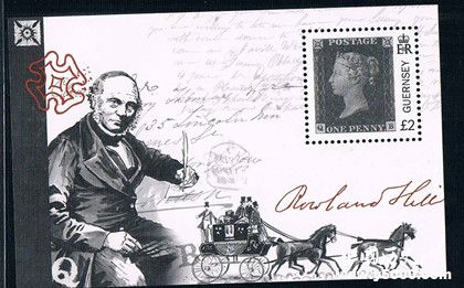 世界上第一枚邮票_黑便士邮票的由来_黑便士邮票的简介