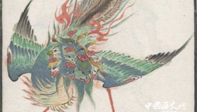 九凤：山海经中人面九头受到楚人崇拜的神鸟