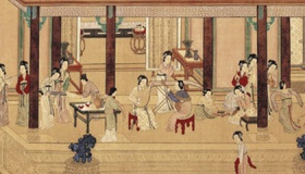 仇英《汉宫春晓图》简介