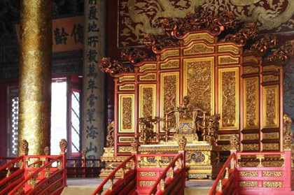北京故宫乾清宫：皇帝睡觉的地方