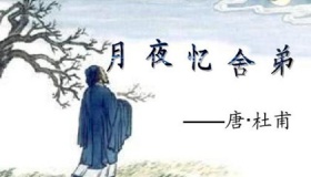 《月夜忆舍弟》原文译文及赏析