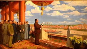 开国大典为什么要用54门礼炮鸣28响