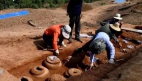 浙江发现八千年前人类遗骸