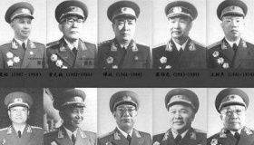 中国的十大将军排名